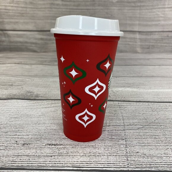 Starbucks Limited Edition 16oz Coffee /Tea Drinking Cup w/ Sip & Cooling Top NEW - Picture 2 of 4
